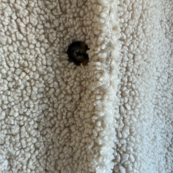 J. Crew Cream Teddy Sherpa Button-Front Coat - Picture 6 of 9